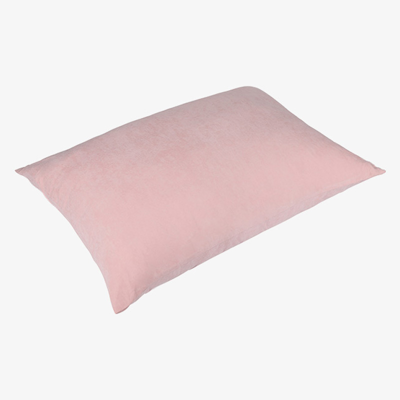 Nylon polyester lyserød seng pude, bløde fluffy puder med polyesterfiber til hjemmet